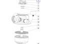 Фиксатор ручки клапана AquaViva 4-позиционного клапана MPV16 1013131 Фиксатор ручки клапана AquaViva 4-позиционного клапана MPV16 1013131