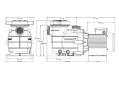 Насос для бассейна Hayward PL 81006E2 с префильтром (15м³/ч*8м, 1кВт 220В)