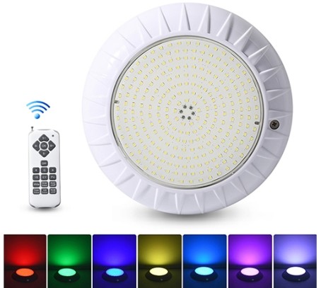 Прожектор накладной (25Вт/12В) LED RGB с пультом Tadpole JKD-YC220-AP