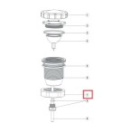  Гайка зажимная Aquaviva для UL/Led-P50 