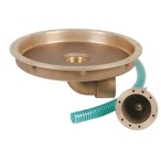  Закладная Fitstar 8500050 для гейзера 8530020 и пневмокнопки , выход 90°, Ø 344 мм 