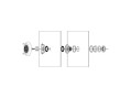 Прожектор накл.(с адаптером) рамка т.серая (18Вт/12В) LED White WAKING HJ-WM-PC200-FGV