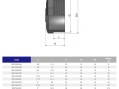 Заглушка ПВХ Effast RERTAE025C с наружной резьбой d3/4
