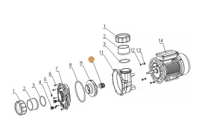 Сальник (компл.) насоса SLP/WLPMayer Schwimmbad F01350005