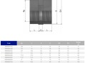  Муфта ПВХ Effast RERMAE110L с внутренней резьбой, d4