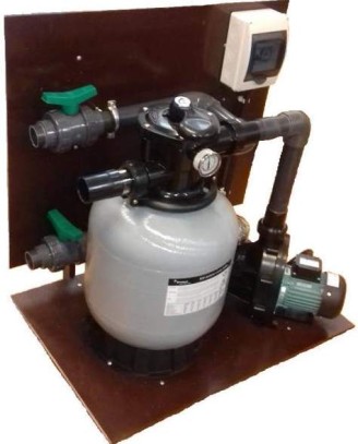 Cтенд фильтрации бассейна до 30 м.куб. без подогрева