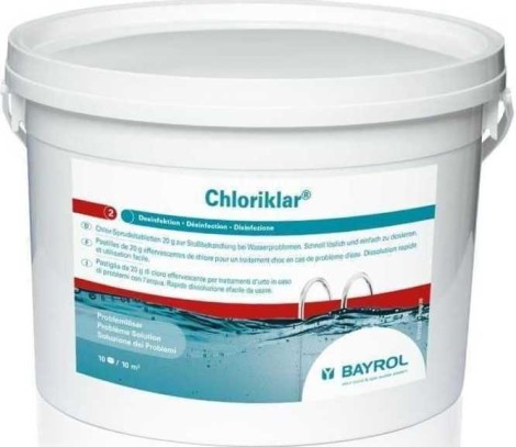 Хлориклар 25кг быстрорастворимые таблетки хлора 20г, Bayrol