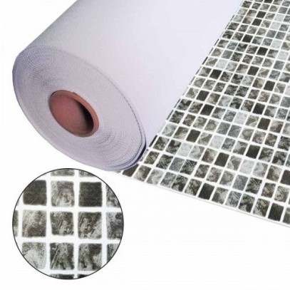  Лайнер для бассейна Cefil мозаика серая Mediterraneo Gris 1.65x25.2m (41,58м.кв) 