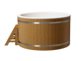 Купель круглая PolarSpa Классик KFС195ТР Термососна, без печи