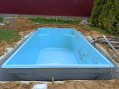 Бассейн композитный Корсика 6х3х1,68м с павильоном
