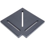 Угловой элемент Aquaviva KKG-30-1 Classic для переливной решетки, 90°, 295х25 мм (серый)