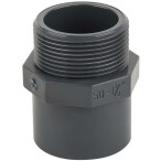 Муфта ПВХ Kripsol редукционная с наружной резьбой MR30 40.C, диаметр 32-40 мм. х 1?"