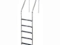 Лестница 5 ступени (ш.б.)  SL AISI-316 MARKOPOOL (STANDART)
