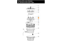 Крышка контактов лампы прожектора LED-NP300-S Emaux 01230003 Крышка контактов лампы прожектора LED-NP300-S Emaux 01230003