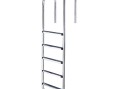 Лестница Hayward Asymmetric Muro AISI 304 (5 ступеней), для узкого борта