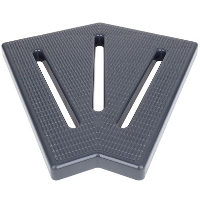 Угловой элемент Aquaviva KKG-30-2 Classic для переливной решетки, 45°, 295х25 мм (серый)