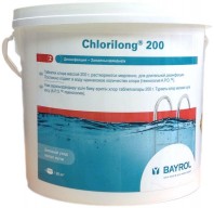 Хлорилонг 5кг медленно растворимые таблетки хлора 200г, Bayrol