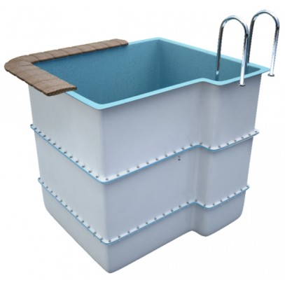 Купель 2,1х1,9х2м. Алта разборная, композитная