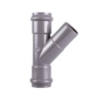  Тройник 45° ПВХ Aquaviva раструбный 110 мм 