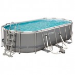 Каркасный бассейн Bestway 56710 (549х274х122 см) с картриджным фильтром, лестницей и защитным тентом