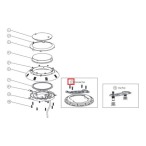 Крепление для прожекторов Aquaviva LED/UL-P100 под бетон