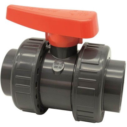  Кран шаровый промышленный ПВХ Effast, d16 мм 