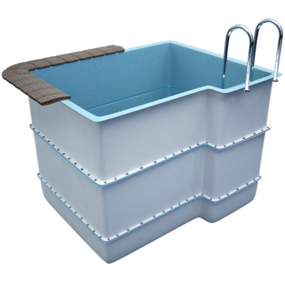 Купель 2,36х1,96х1,8м. Йовик разборная, композитная