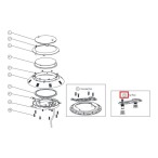  Крепление для прожекторов Aquaviva LED/UL-P100 под лайнер 