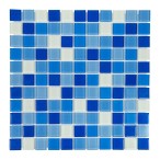 Мозаика стеклянная Aquaviva Cristall Bahama темная 425002