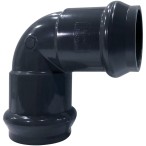  Отвод 90° двухраструбный d160 мм 