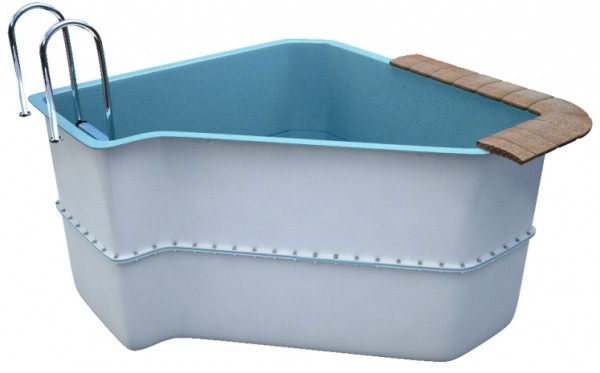 Купель 2,3х2,3х1,5м. Восс разборная, композитная Купель 2,3х2,3х1,5м. Восс разборная, композитная