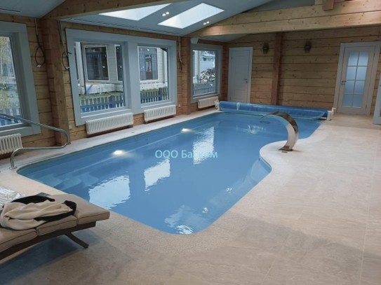 Бассейн композитный Авиньон 7,1х3,6м этапы строительства