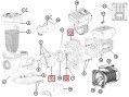 Комплект (сальник, фланец диффузор) к насосам Hayward Max Flo 2 (SPX2700ESA3)