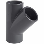  Тройник ПВХ Aquaviva 45° клеевой, d50 мм 