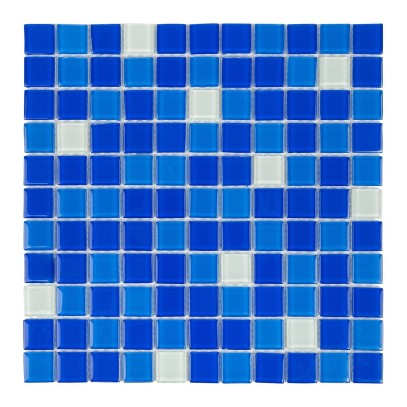 Мозаика стеклянная Aquaviva Cristall Bahama темная SJH2563 Мозаика стеклянная Aquaviva Cristall Bahama темная SJH2563