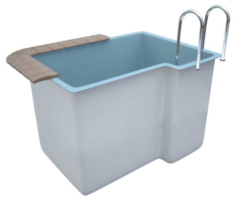 Купель 2,1х1,6х1,5м. Мольде композитная (чаша)