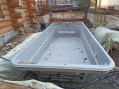 Бассейн композитный Логан 9х3,7м с павильоном