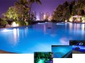 Прожектор светодиодный Aquaviva LED029 252LED (18 Вт) RGB + закладная под лайнер