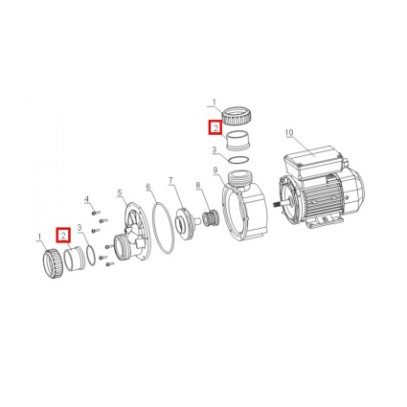 Соединительная муфта для насоса Aquaviva JA