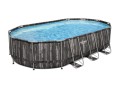 Каркасный бассейн Bestway Wood Style 5611R (610х366х122 см) с картриджным фильтром, лестницей и тентом Каркасный бассейн Bestway Wood Style 5611R (610х366х122 см) с картриджным фильтром, лестницей и тентом