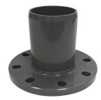  Патрубок гладкий с ПВХ фланцем 160 мм 