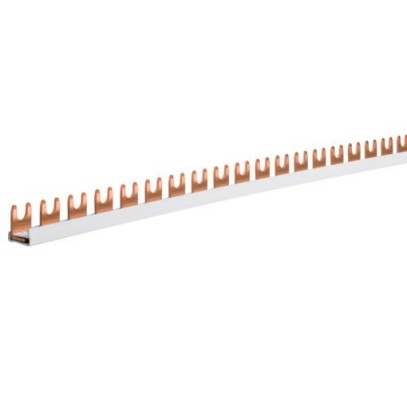 Шина вилочная Hager KDN163B 1-полюсная, на 57 модулей, 10 мм2