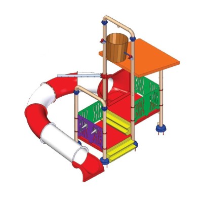  Комплекс водных горок Arihant WAPS 2B (6.5х6.0 м) 