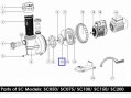 Крыльчатка для насоса Aquaviva SC050 (1311009) Крыльчатка для насоса Aquaviva SC050 (1311009)