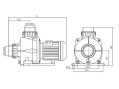 Насос для бассейна Hayward HCP09101E KNG100 M.B (15.9м³/ч 0.74кВт 220В)