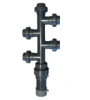  Автоматический клапан (пневмо) пятиточечный для системы водоподготовки бассейна d63 AQUAVIVA, Россия 