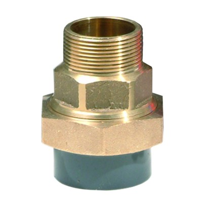 Муфта переходная ПВХ EFFAST RGRBNG с наруж. резьбой (латунь) Муфта переходная ПВХ EFFAST RGRBNG с наруж. резьбой (латунь)