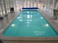 Бассейн композитный 10Х3,7Х1,26-1,62 м. Дижон в помещении