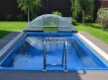 Бассейн композитный 6,12Х3Х1,68 м. Корсика и павильон Экономик