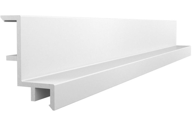 Опорный профиль для переливной решетки ACON 20×34 мм белый, 2м. Опорный профиль для переливной решетки ACON 20×34 мм белый, 2м.